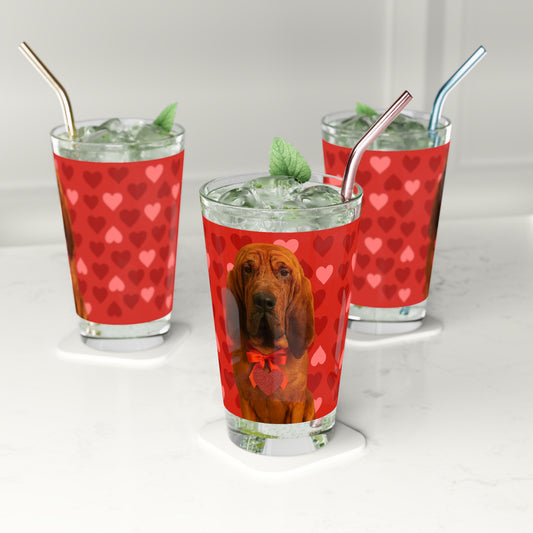 Cupid's Companion Bloodhound Drinking Glass