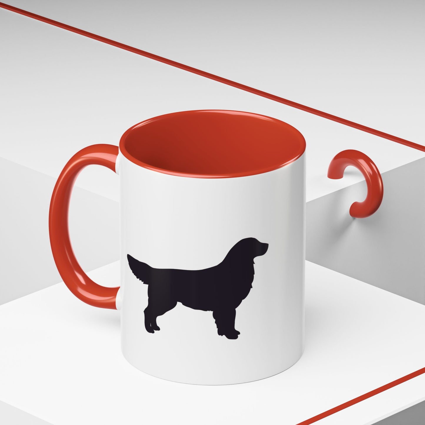 Golden Silhouette 2-Tone Coffee Mug