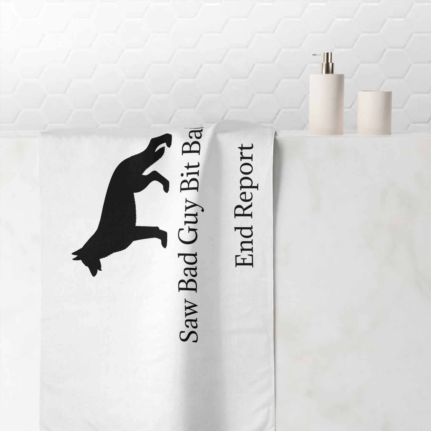 Bad Guy Mink-Cotton  Beach Towel