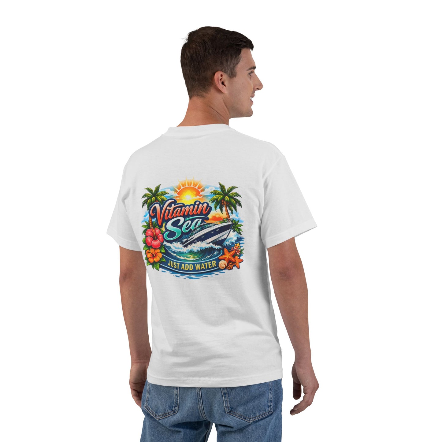 Vitamin Sea Men's Short-Sleeve Crewneck Tee