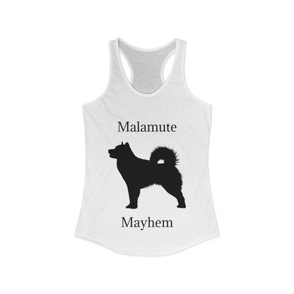 Malamute Mayhem Women's Racerback Tank