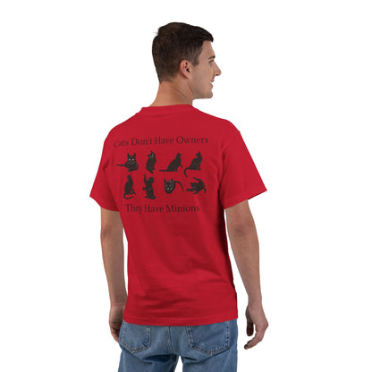 Cat Minions Men's Short-Sleeve Crewneck Tee