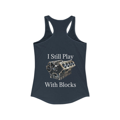 Play With Blocks Women's Racerback Tank