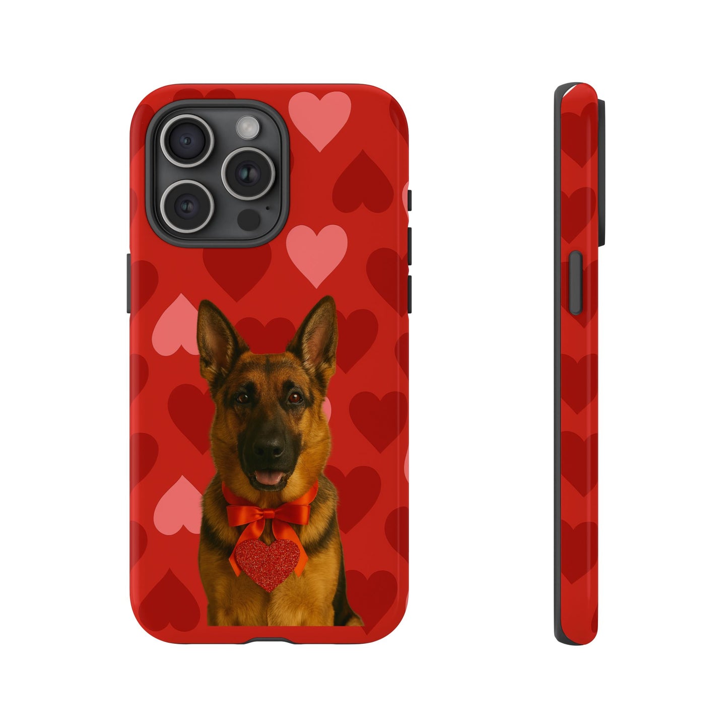 Cupid's Companion German Shepherd iPhone Case