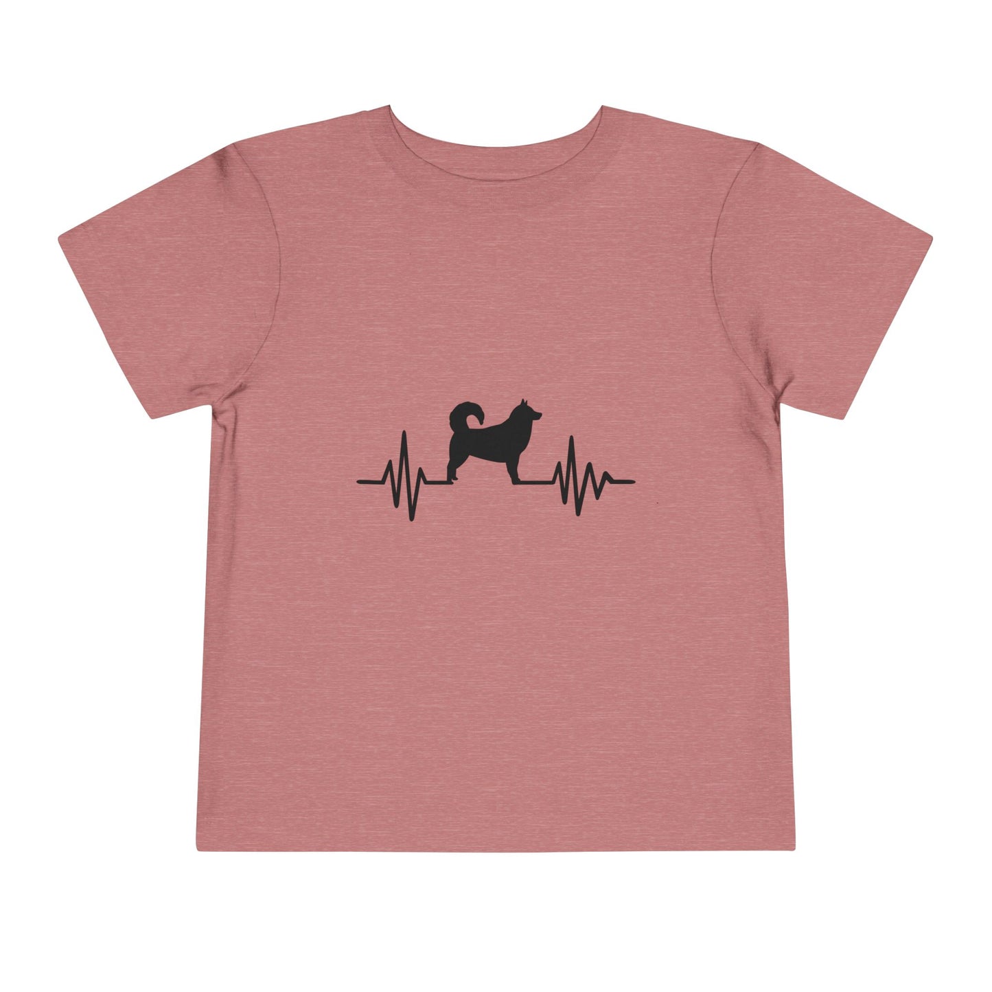 My Heart Beats For Malamutes Toddler Unisex Short Sleeve Crewneck Tee
