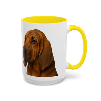 Bloodhound Head 2-Tone Coffee Mug