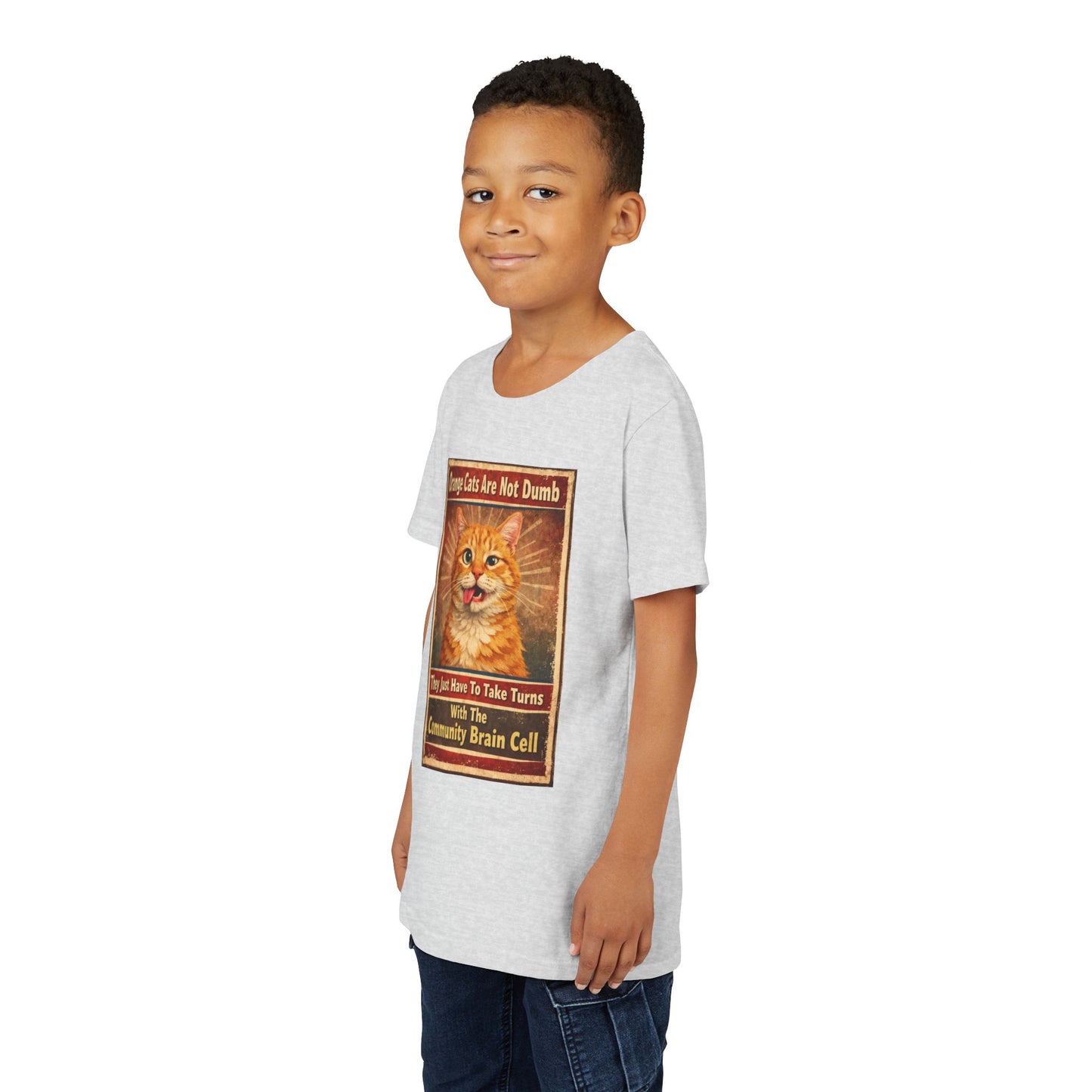 Community Brain Cell Youth Unisex Short Sleeve Crewneck Tee
