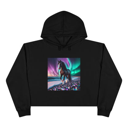Midnight Magic Women's Crop Hoodie
