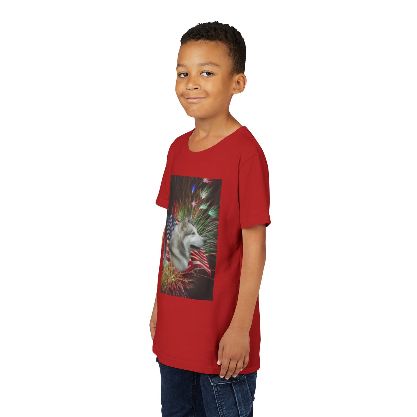 American Malamute Youth Unisex Short Sleeve Crewneck Tee