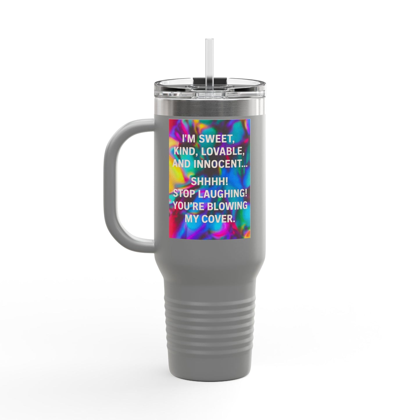 Blowing My Cover Insulated Travel Mug