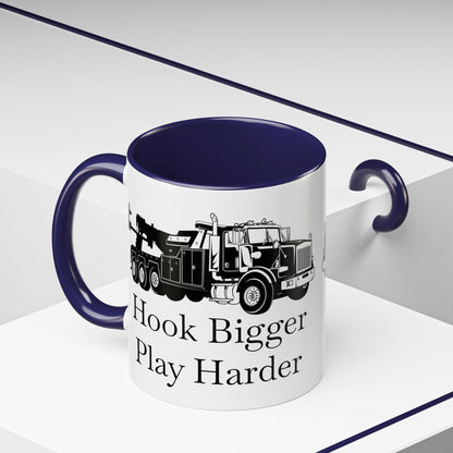 Hook Bigger 2-Tone Coffee Mug