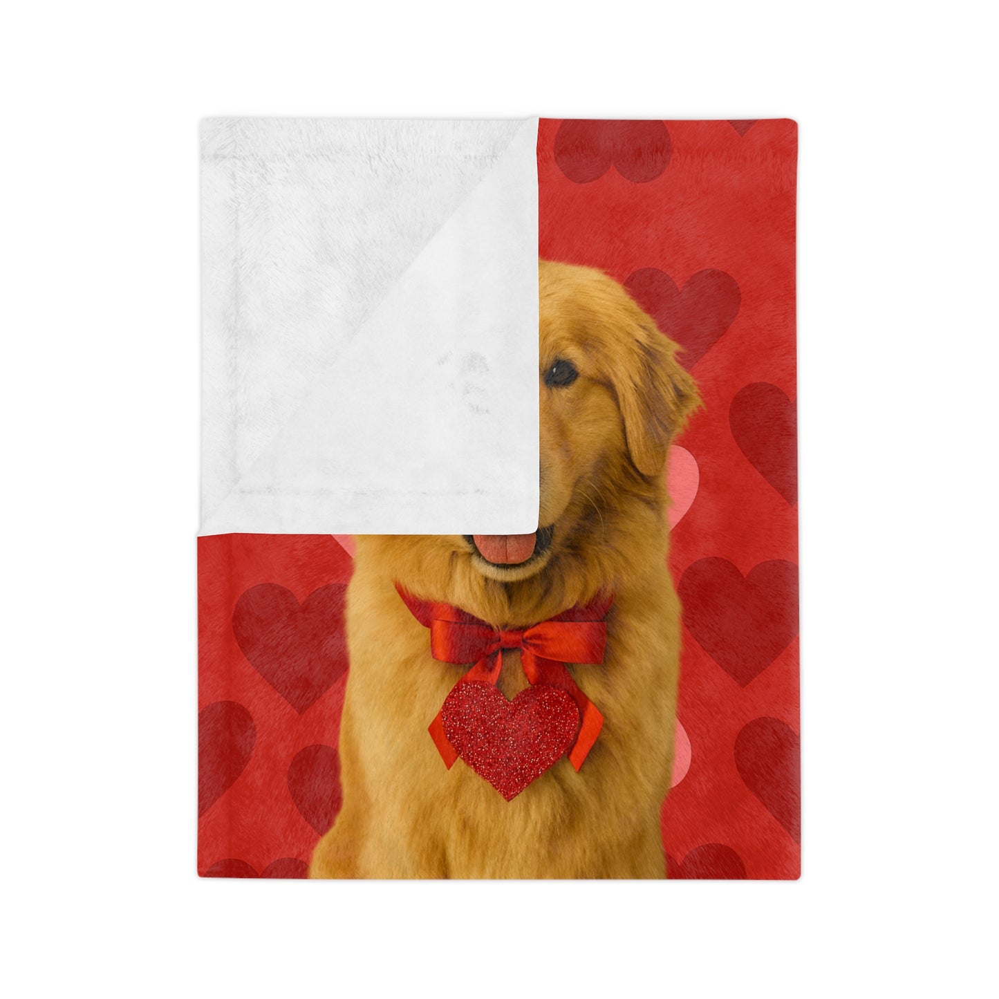 Cupid's Companion Golden Velveteen Microfiber Blanket