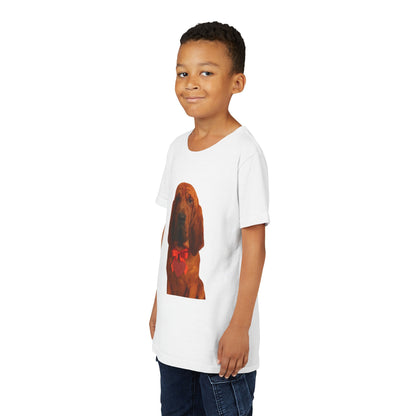 Cupid's Companion Bloodhound Youth Unisex Short Sleeve Crewneck Tee
