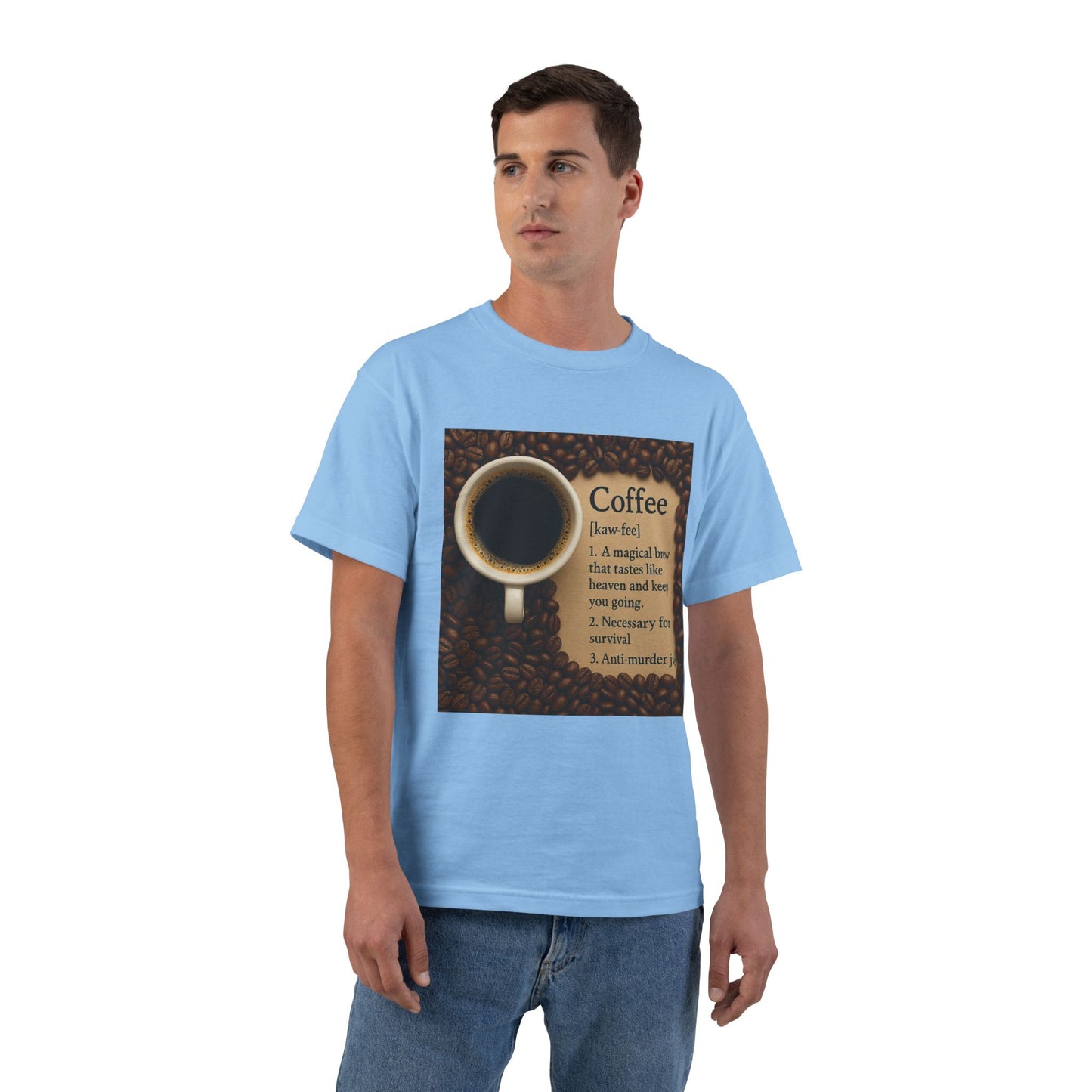 Coffee Definition Men's Short-Sleeve Crewneck Tee
