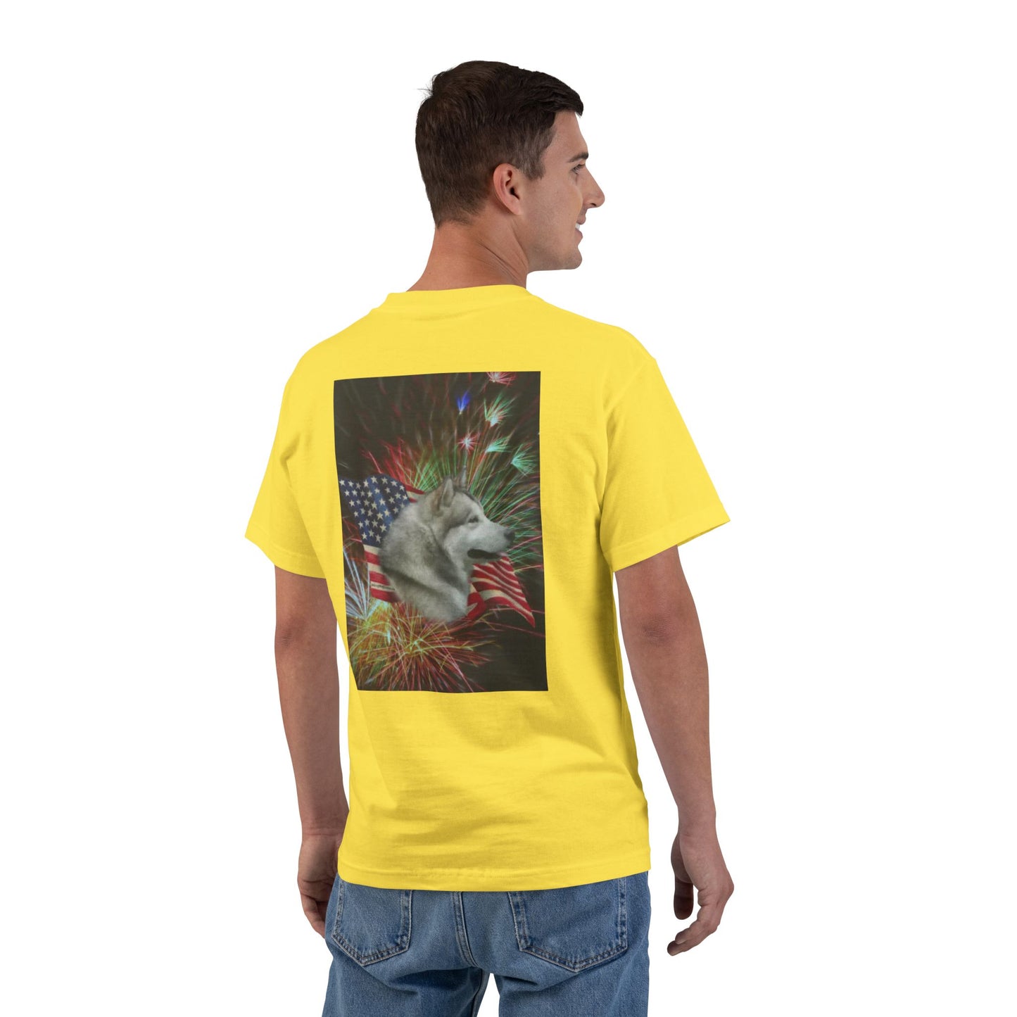 American Malamute Men's Short-Sleeve Crewneck Tee