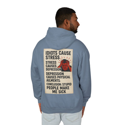 Stupid People Unisex Lightweight Hoodie