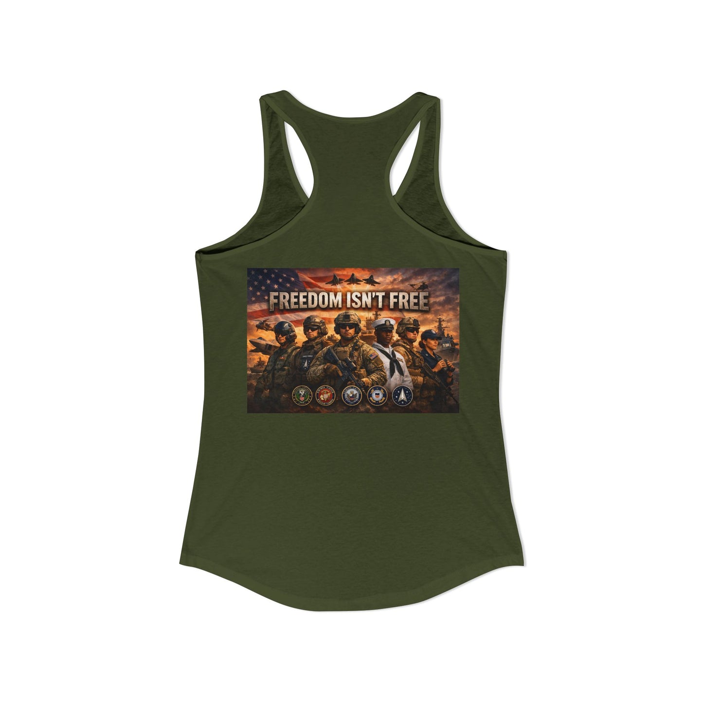 Freedom Isn't Free Women's Racerback Tank