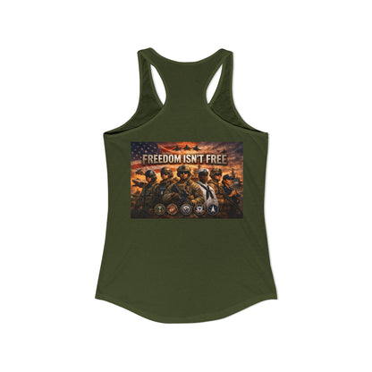 Freedom Isn't Free Women's Racerback Tank