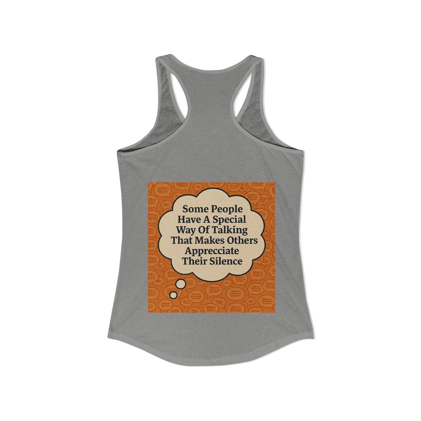 Special Way Of Talking Women's Racerback Tank