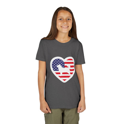 Malamute Flag Youth Unisex Short Sleeve Crewneck Tee