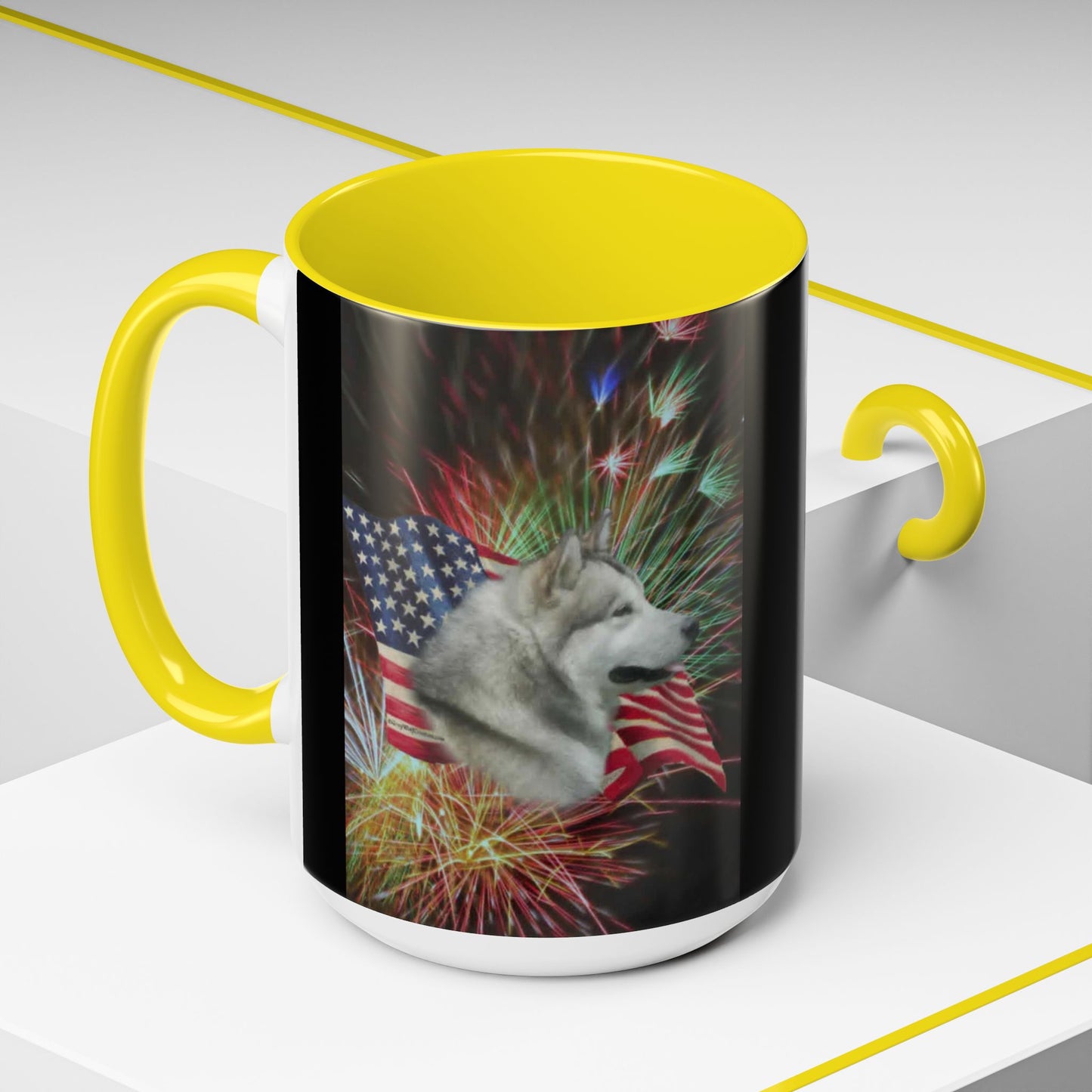 American Malamute 2-Tone Coffee Mug
