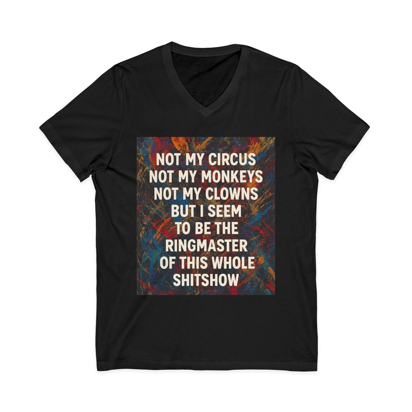 Ringmaster Unisex Short Sleeve V-Neck Tee