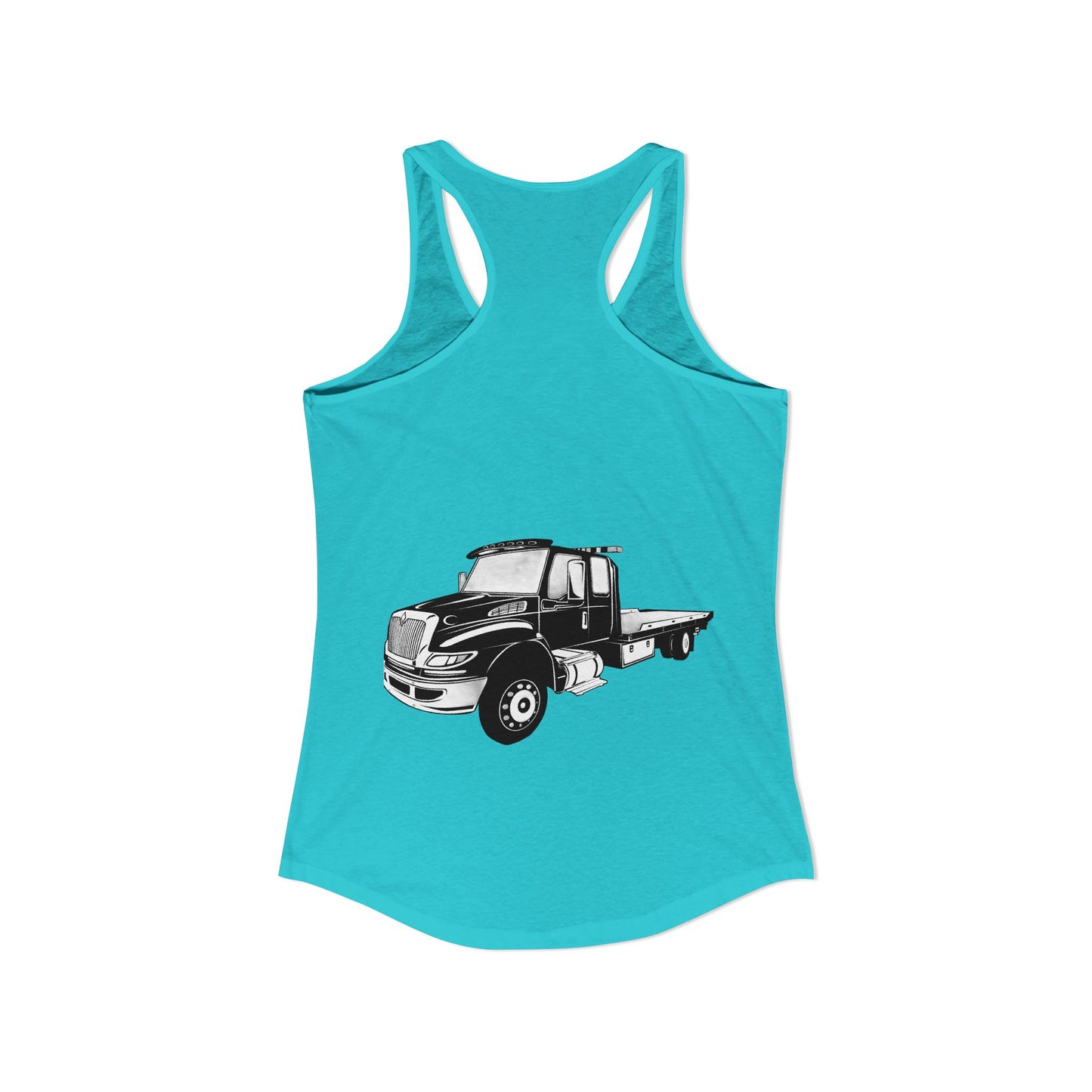 Flatbed Tow Truck Women's Racerback Tank