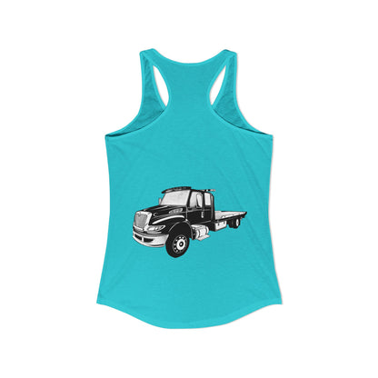 Flatbed Tow Truck Women's Racerback Tank
