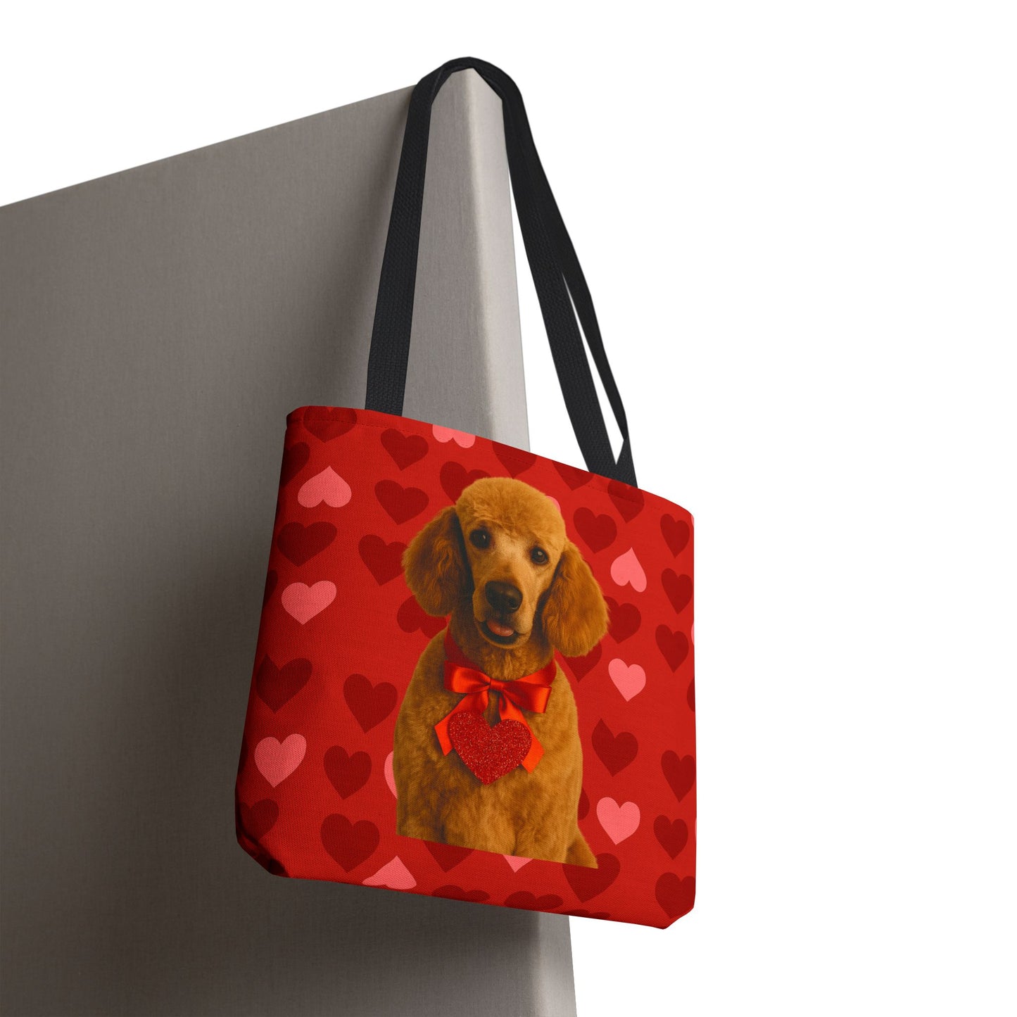 Cupid's Companion Poodle Tote Bag