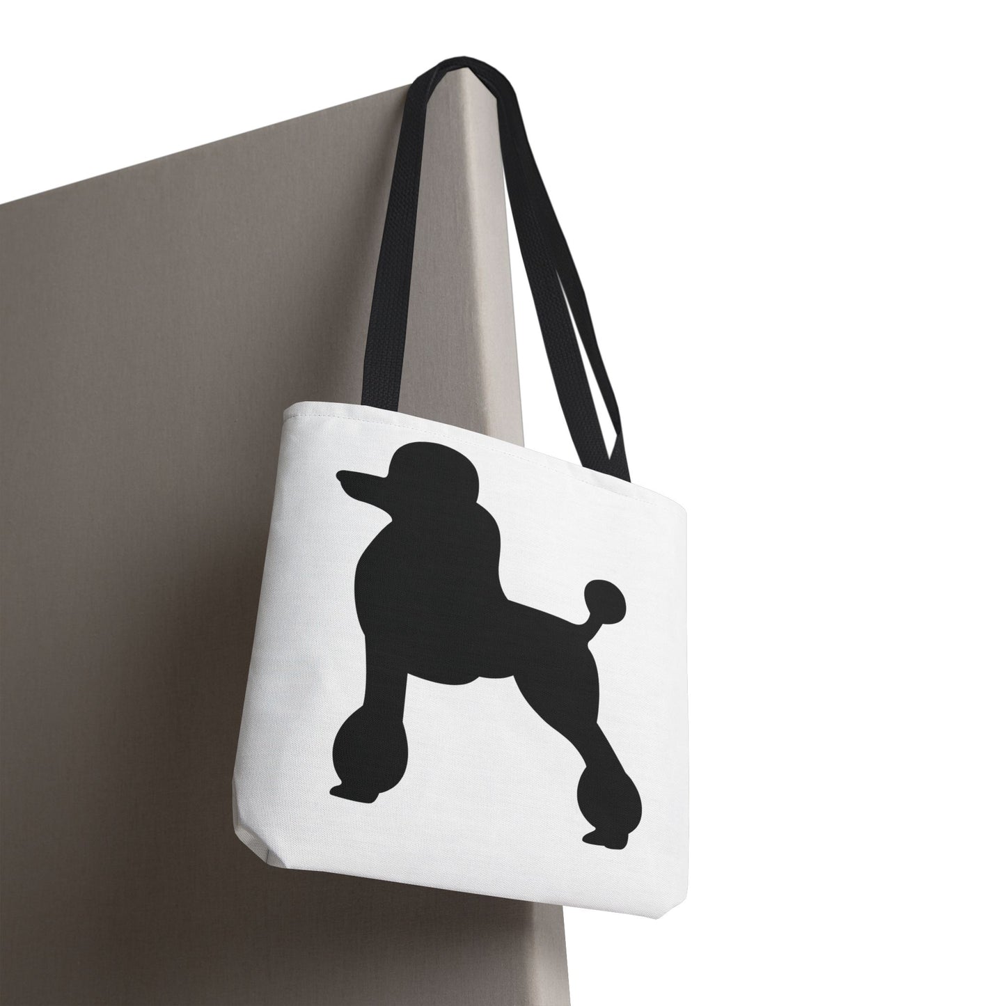 Poodle Silhouette Tote Bag