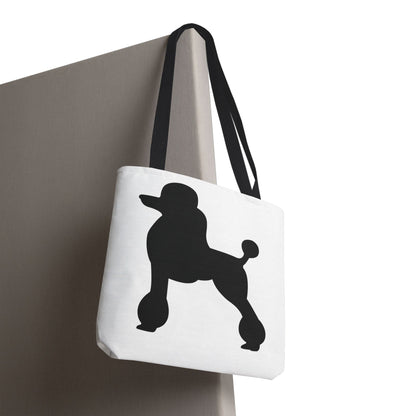 Poodle Silhouette Tote Bag