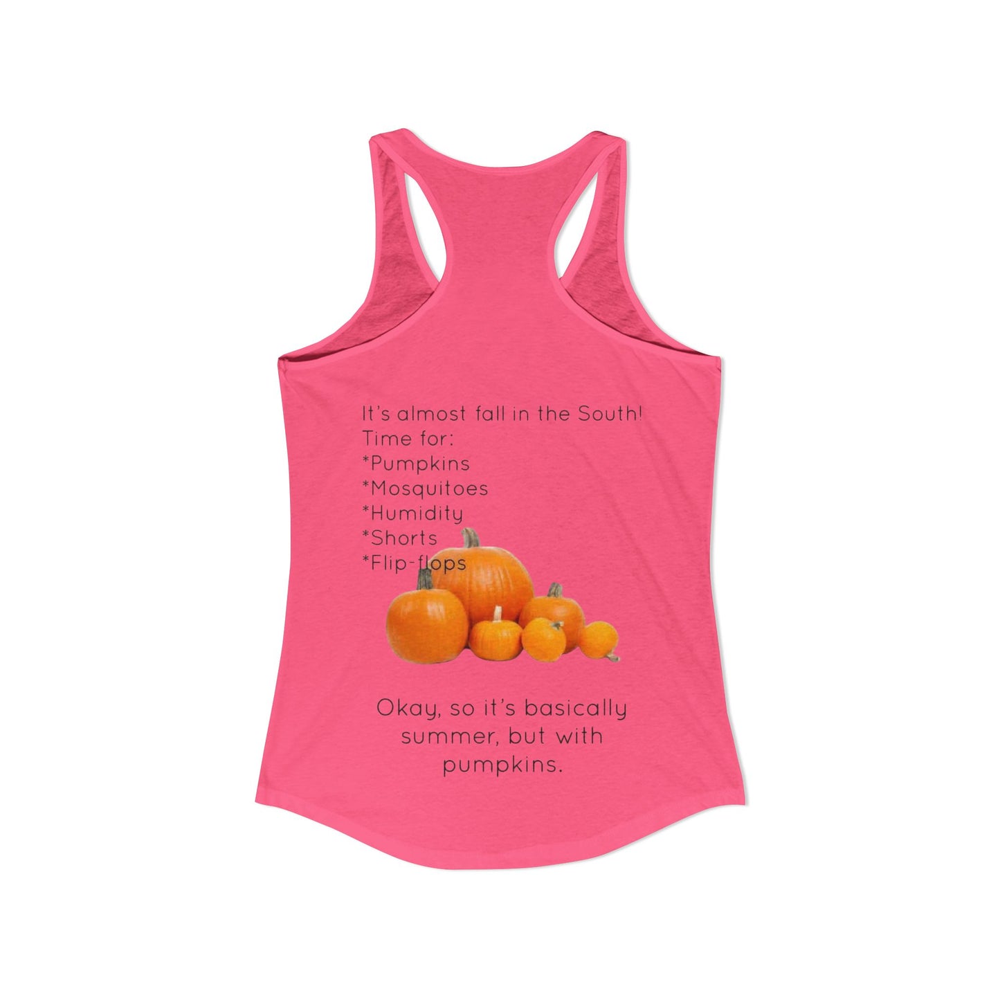 Fall In The South Women's Racerback Tank
