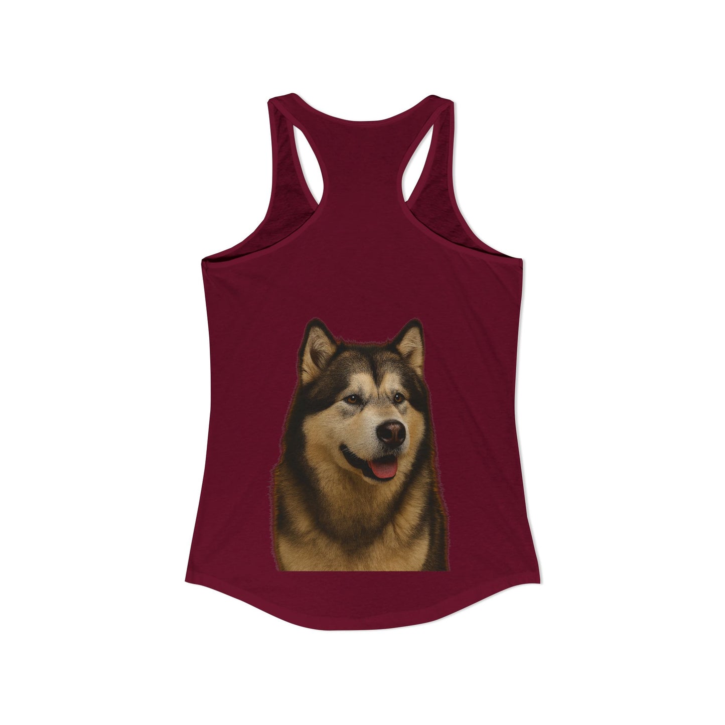 Malamute Head Women's Racerback Tank