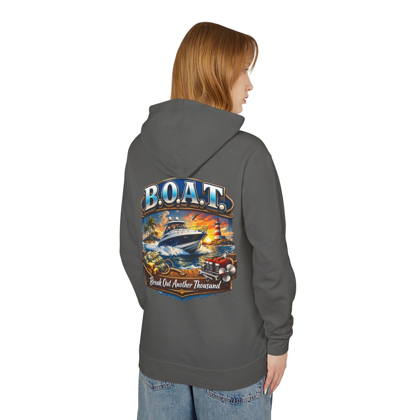 B.O.A.T. Unisex Lightweight Hoodie