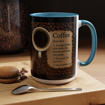 Coffee Definition 2-Tone Coffee Mug