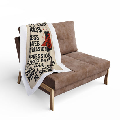 Stupid People Arctic Fleece Blanket