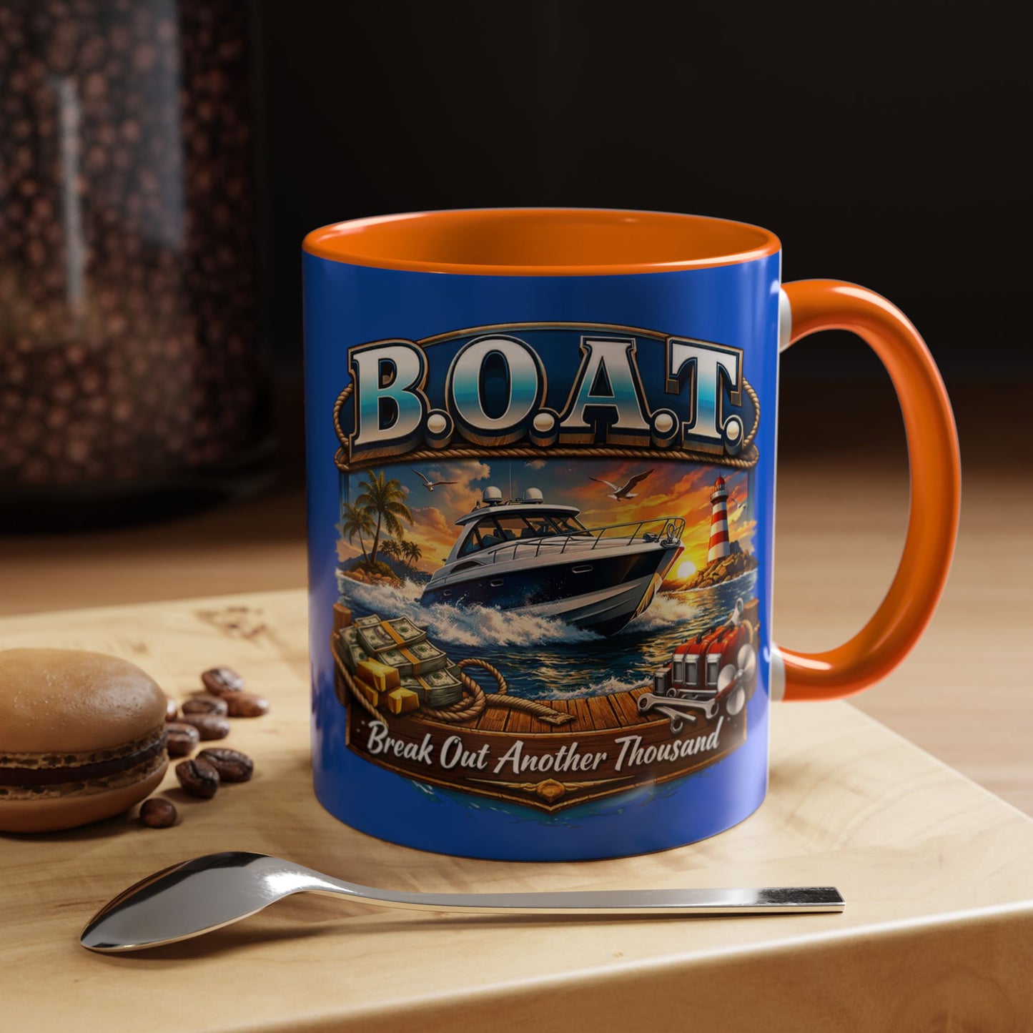 B.O.A.T. 2-Tone Coffee Mug