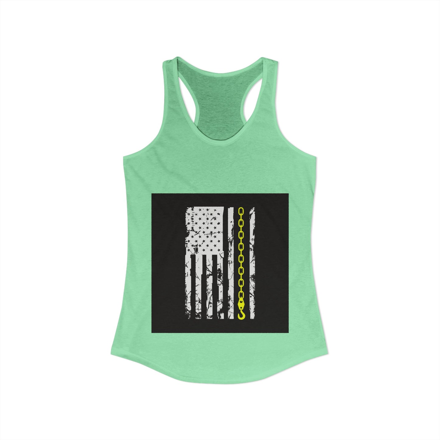 Thin Yellow Line Women's Racerback Tank