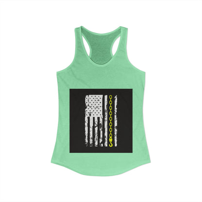 Thin Yellow Line Women's Racerback Tank