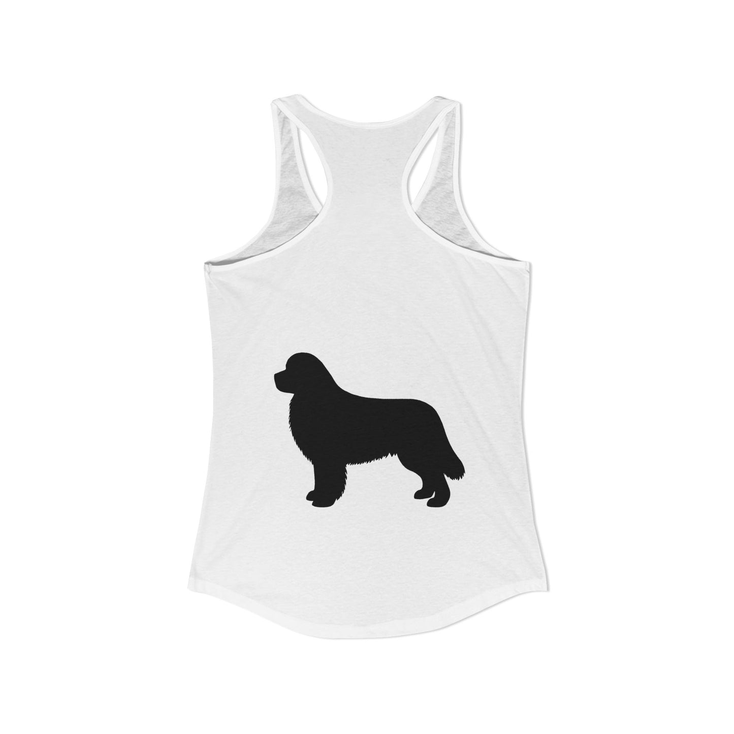 Newfie Silhouette Women's Racerback Tank