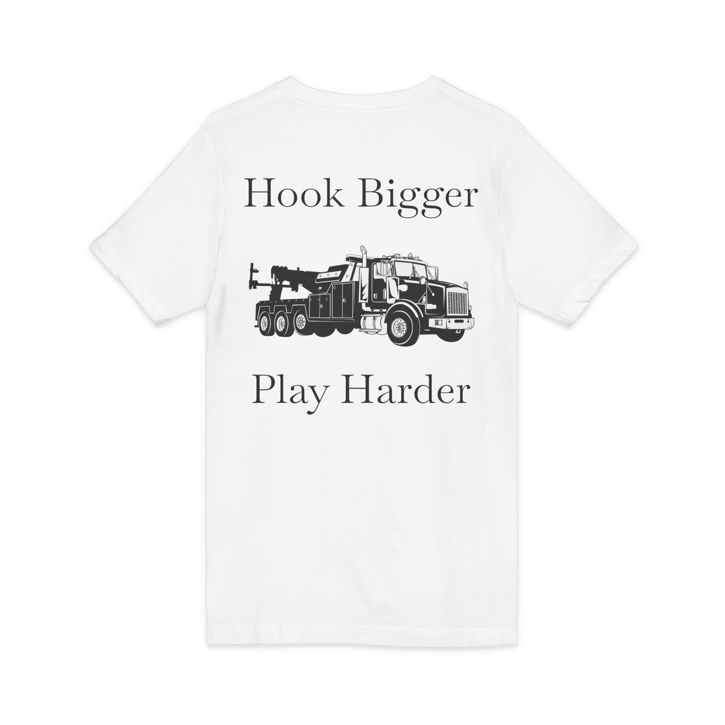 Hook Bigger Unisex Short Sleeve V-Neck Tee