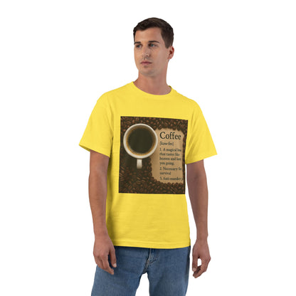 Coffee Definition Men's Short-Sleeve Crewneck Tee
