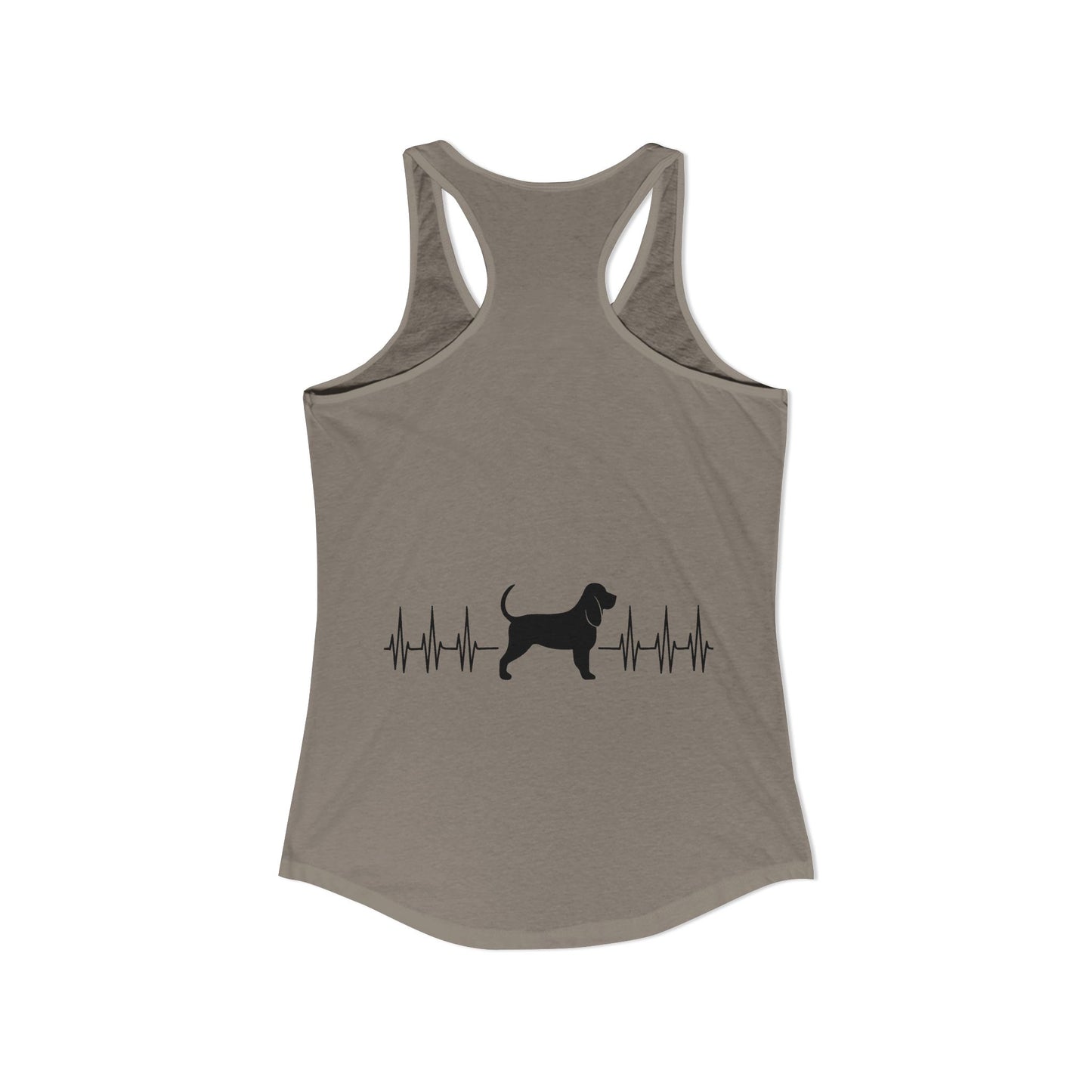 My Heart Beats For Bloodhounds Women's Racerback Tank