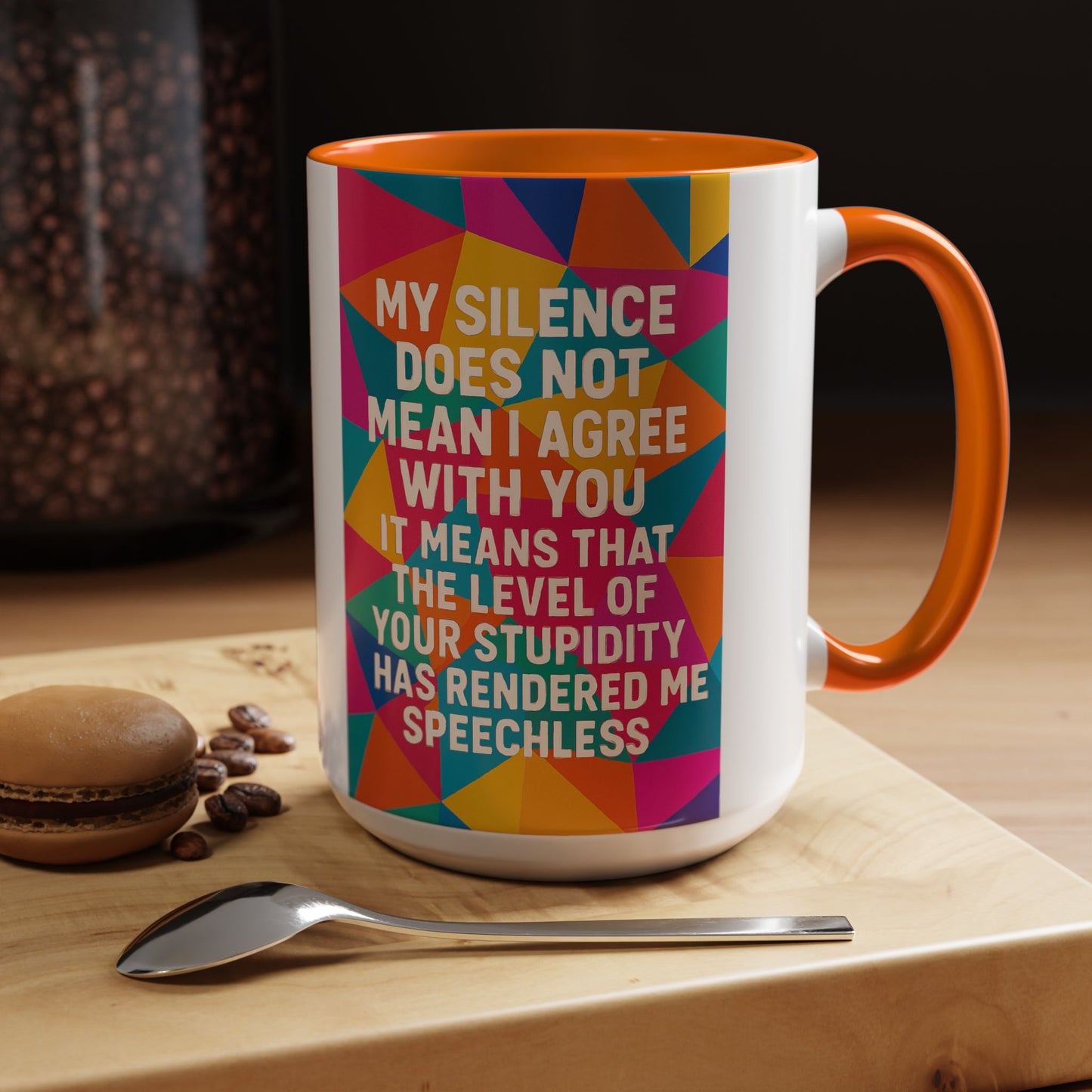 Speechless 2-Tone Coffee Mug