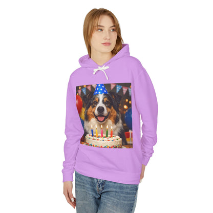 Birthday Buddy Aussie Unisex Lightweight Hoodie