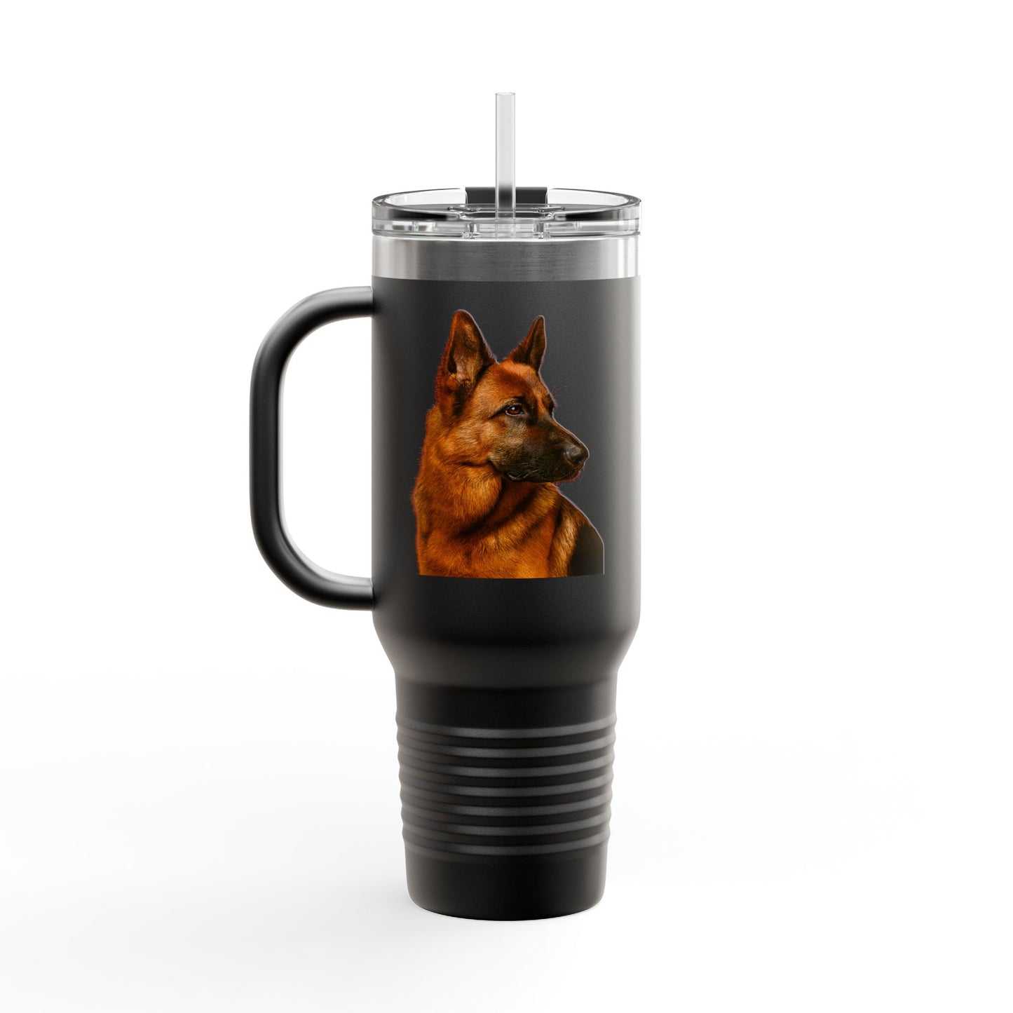 German Shepherd Head Insulated Travel Mug