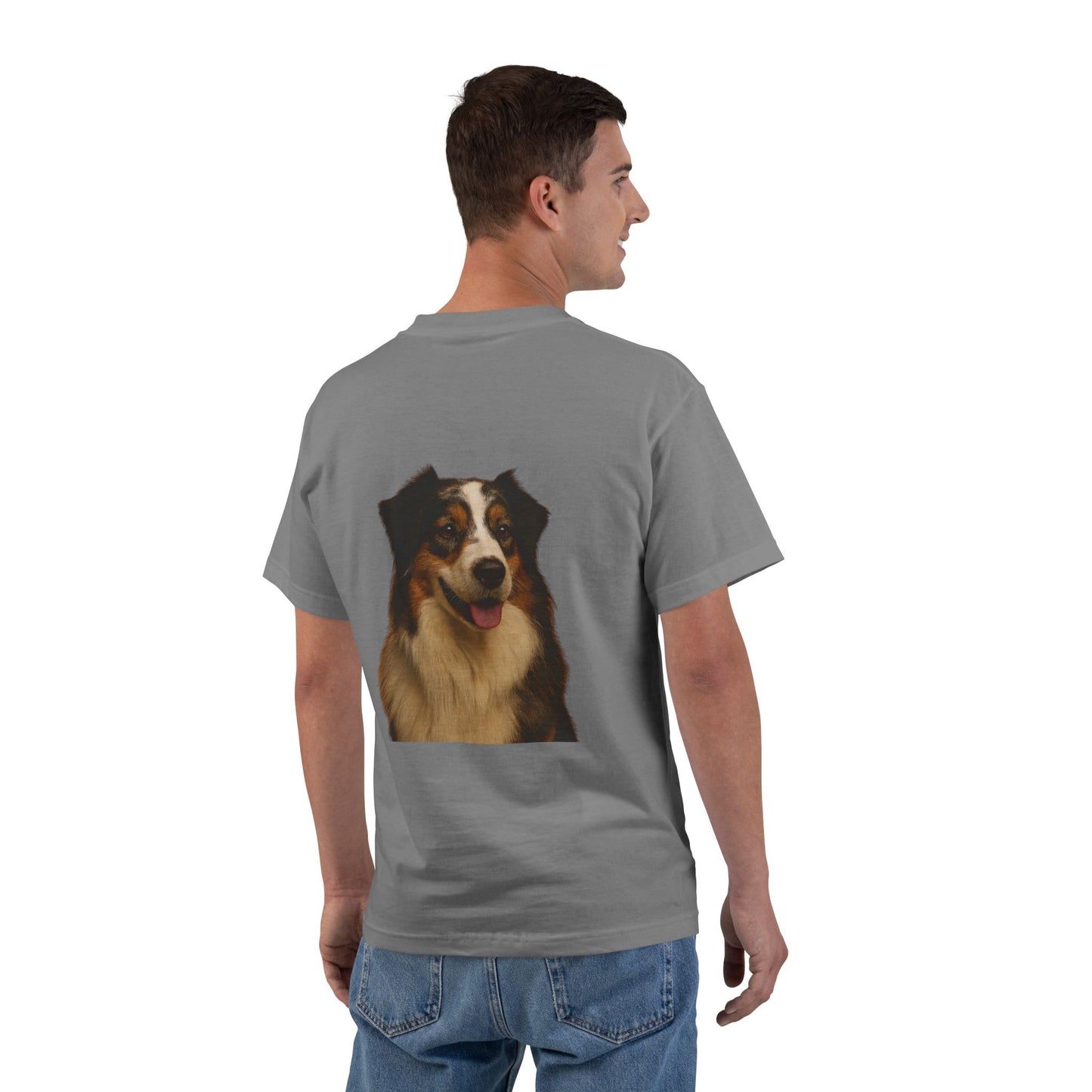 Aussie Head Men's Short-Sleeve Crewneck Tee