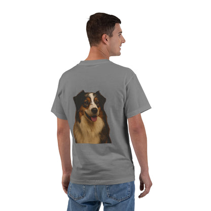 Aussie Head Men's Short-Sleeve Crewneck Tee