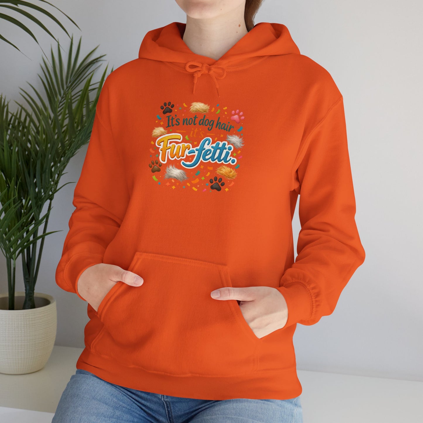 Fur-Fetti Dog Unisex Hoodie