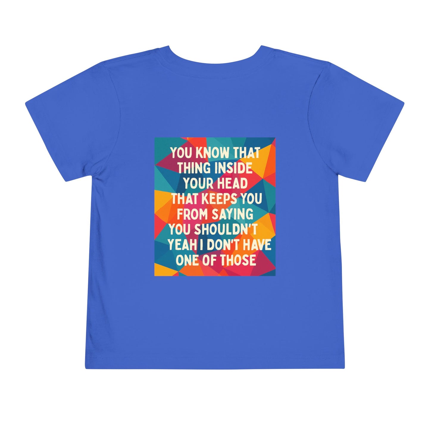 No Filter Toddler Unisex Short Sleeve Crewneck Tee